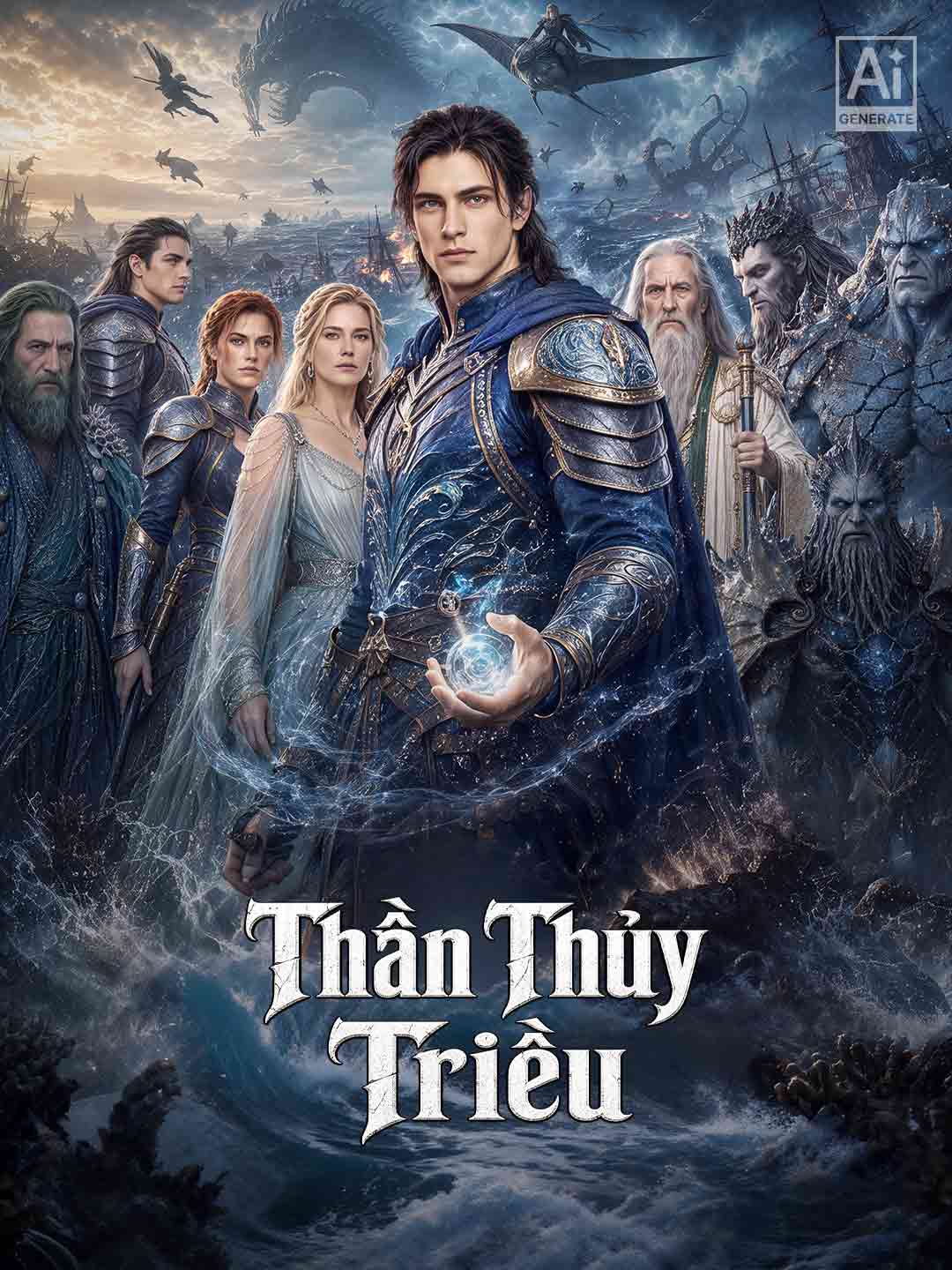 Thần Thủy Triều posteri