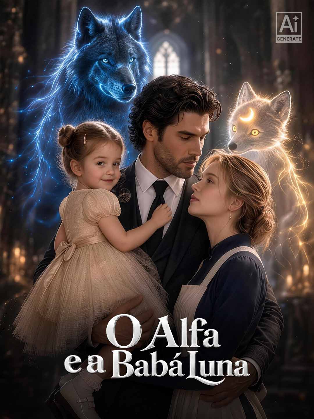 O Alfa e a Babá Luna posteri