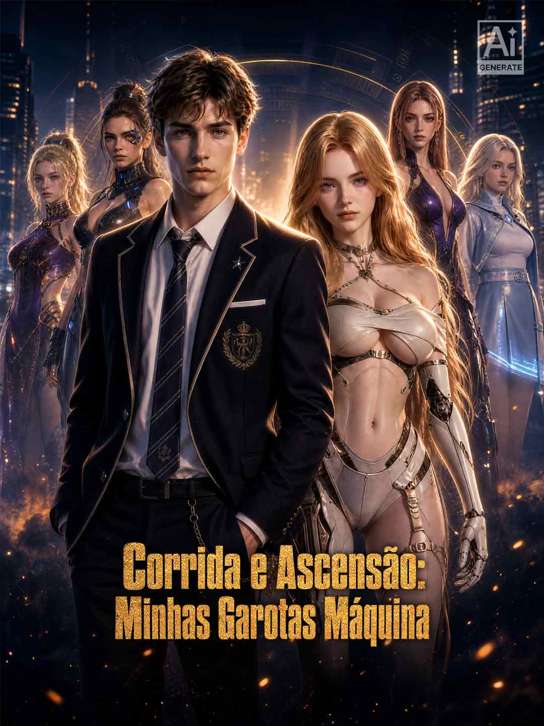 Corrida e Ascensão: Minhas Garotas Máquina posteri