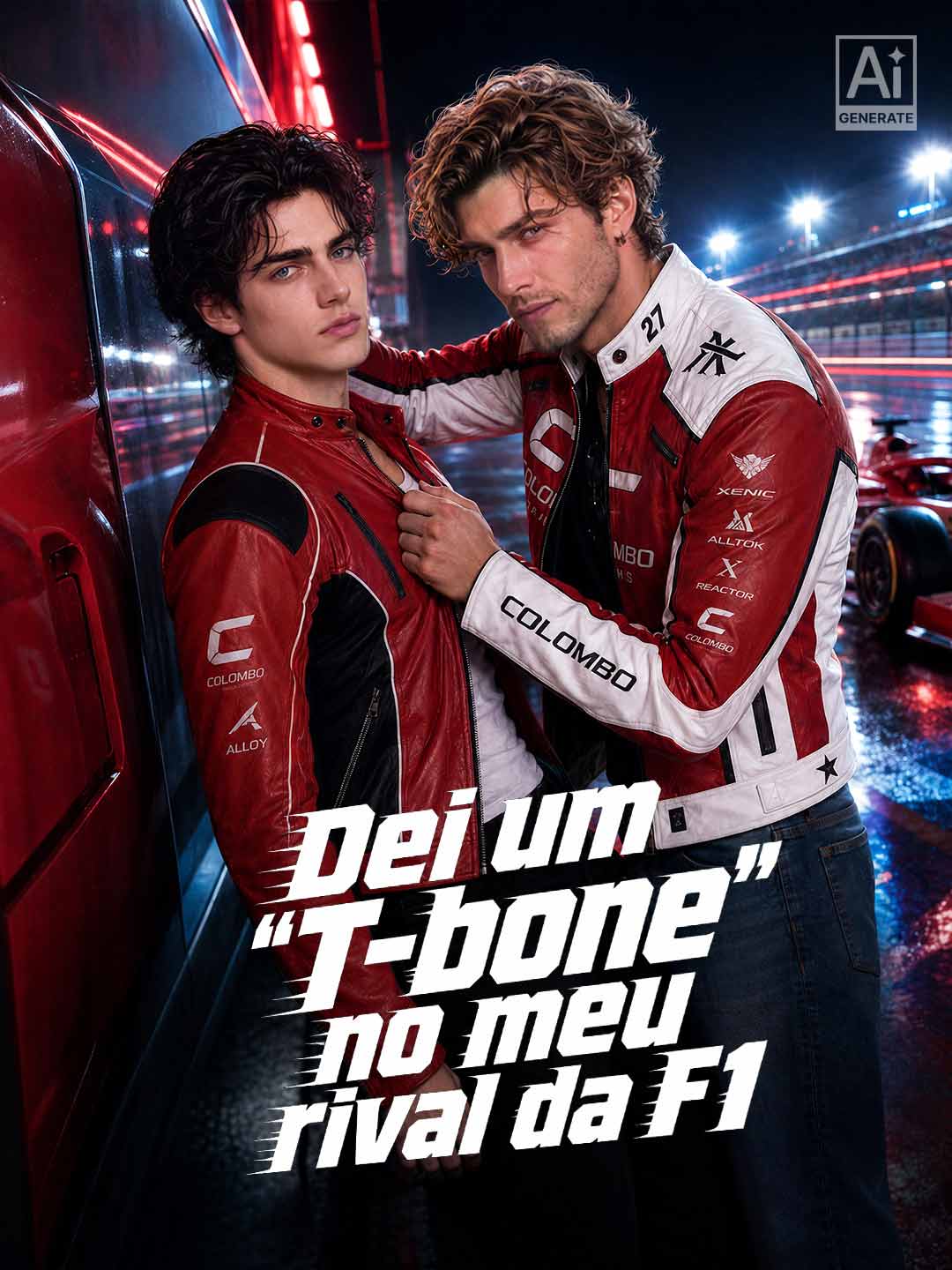 Dei um "T-bone" no meu rival da F1 posteri