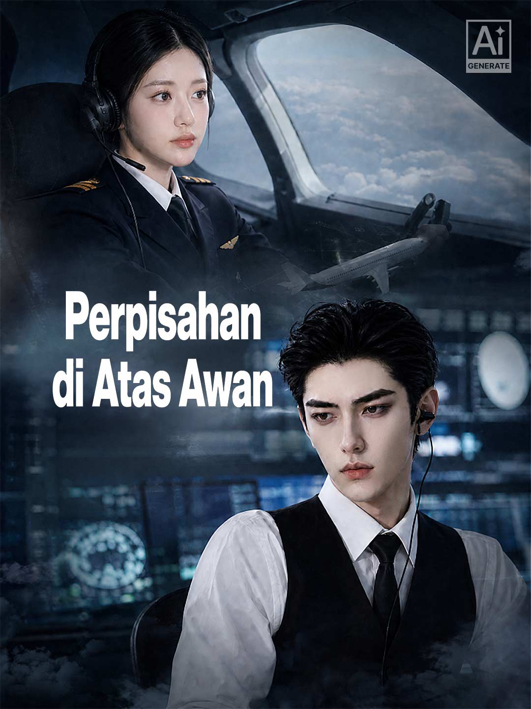 Perpisahan di Atas Awan posteri
