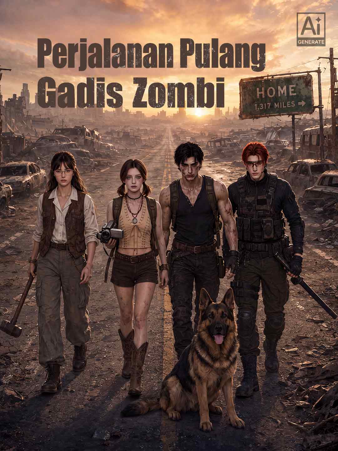 Perjalanan Pulang Gadis Zombi posteri