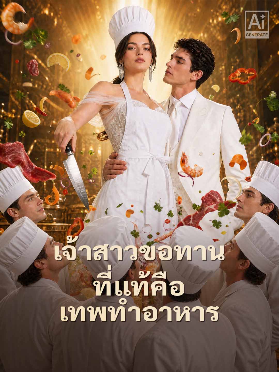 เจ้าสาวขอทานคือเชฟในตำนาน posteri