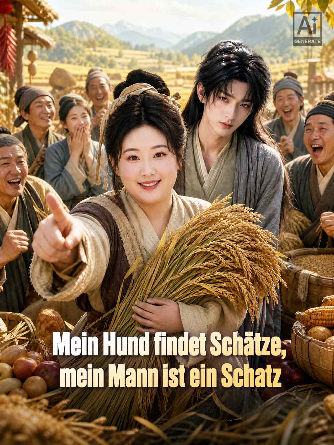 Mein Hund findet Schätze, mein Mann ist ein Schatz posteri