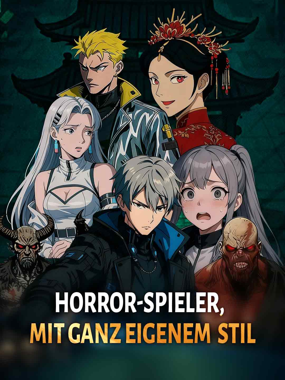 Horror-Spieler, mit ganz eigenem Stil posteri