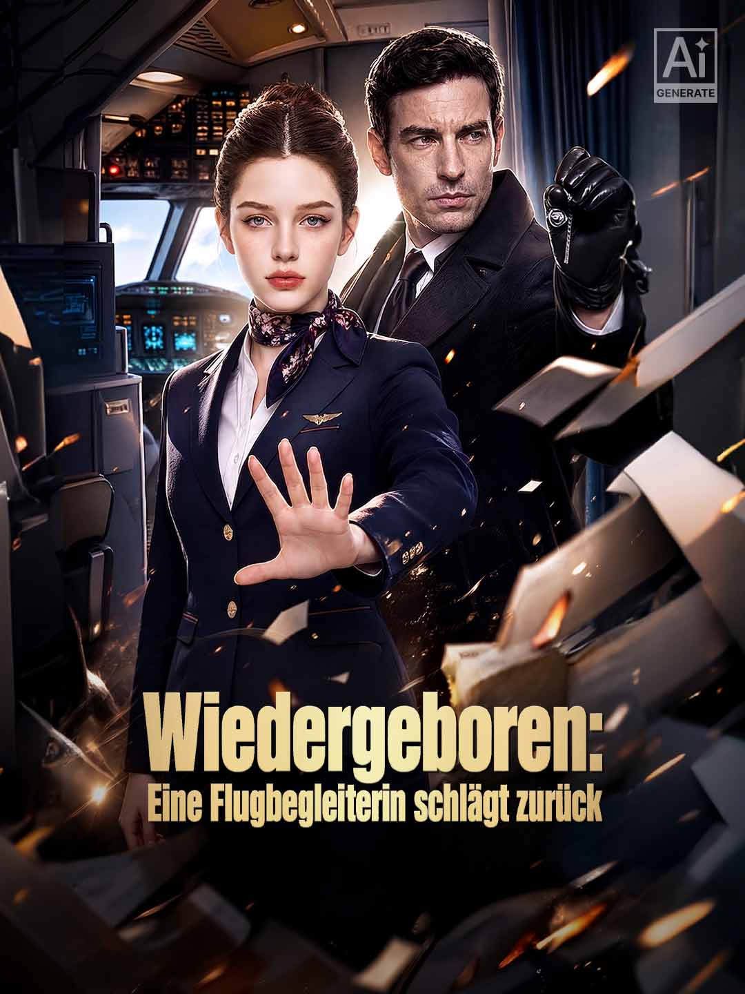 Wiedergeboren: Eine Flugbegleiterin schlägt zurück posteri