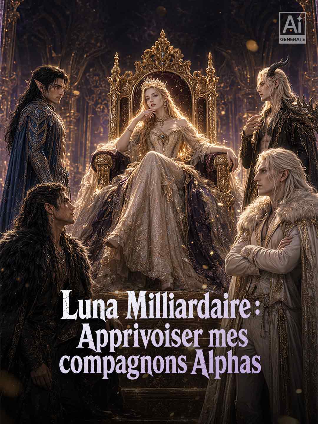 Luna Milliardaire : Apprivoiser mes compagnons Alphas posteri