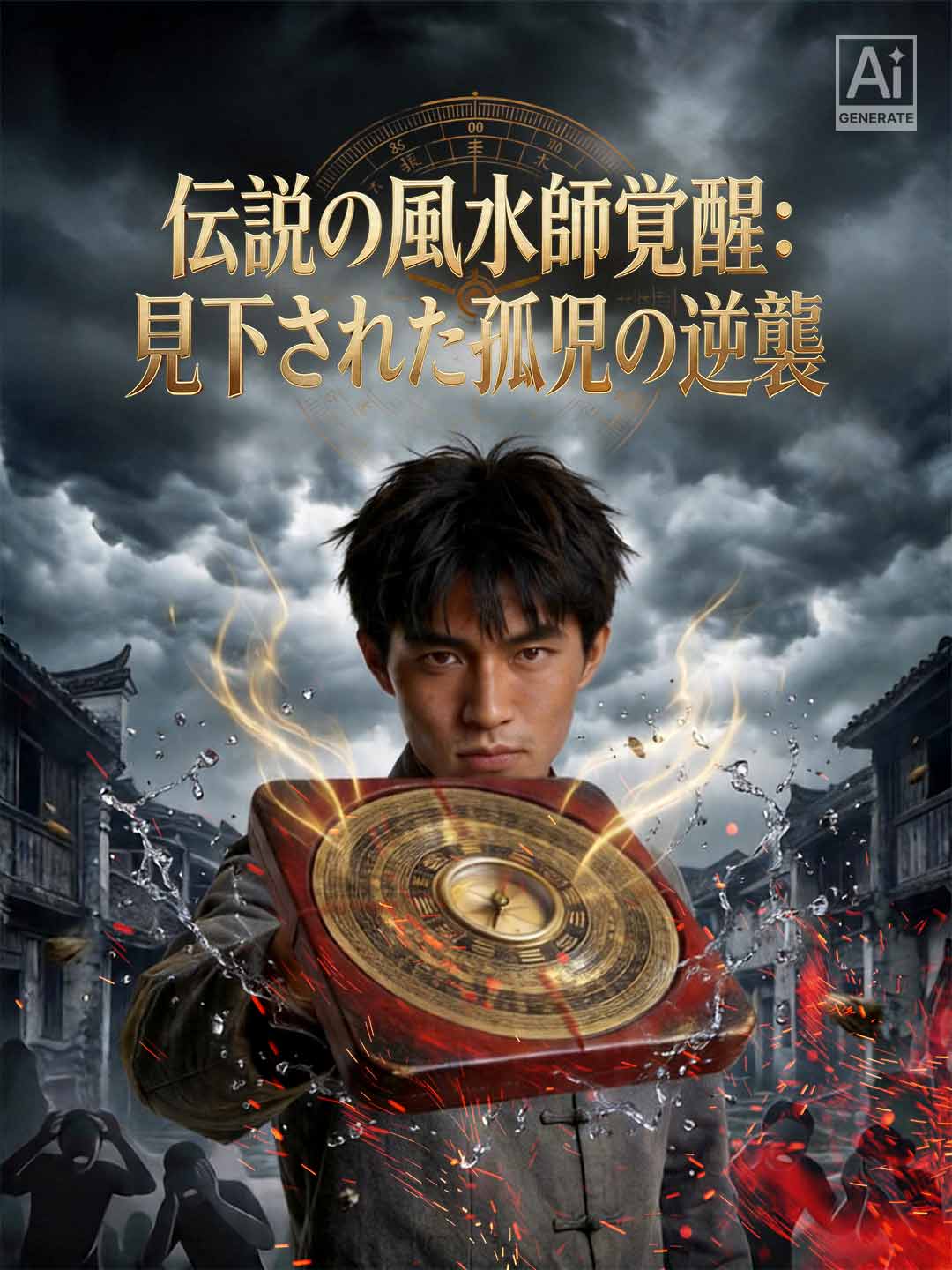 風水少年、村中を見返す posteri