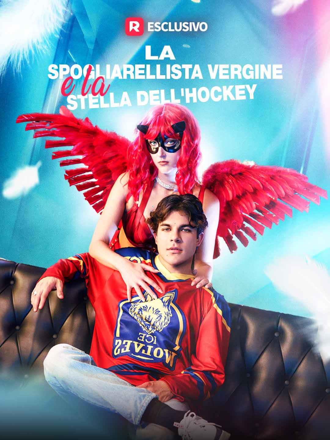 La spogliarellista vergine e la stella dell'hockey posteri