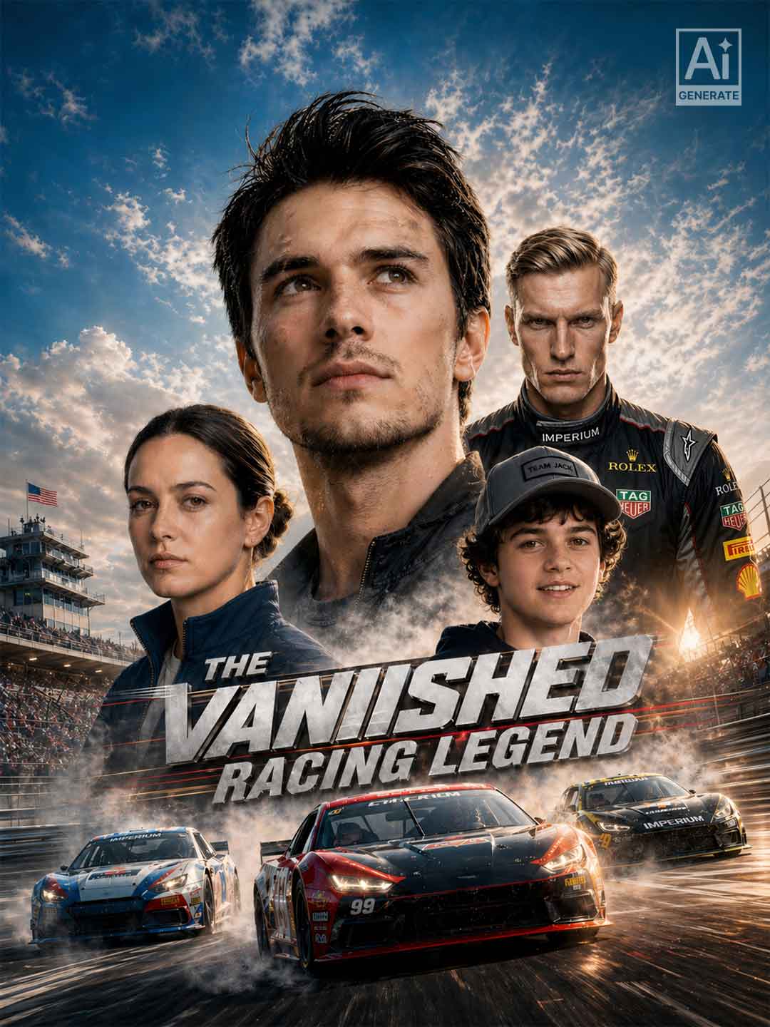 The Vanished Racing Legend posteri