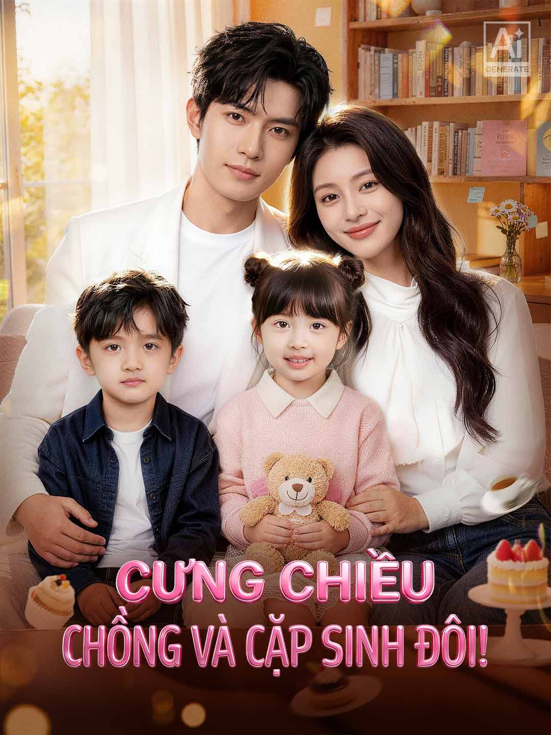Cưng Chiều Chồng Và Cặp Sinh Đôi! posteri