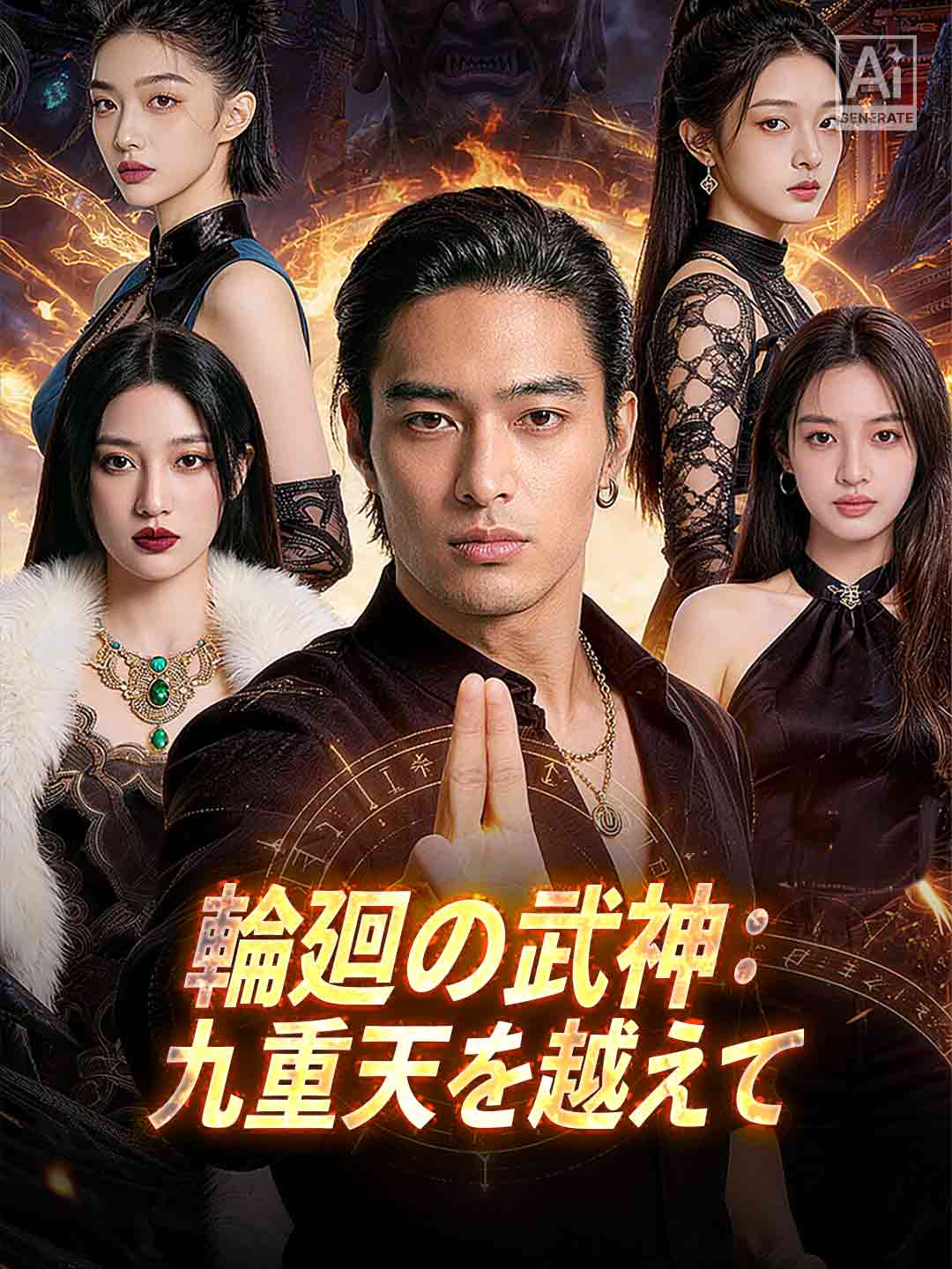 輪廻の武神:九重天を越えて posteri