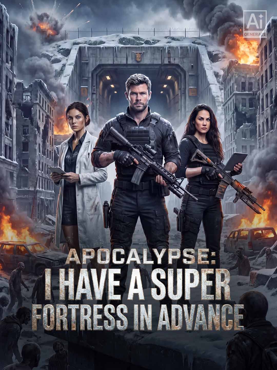 Apocalypse: I Have a Super Fortress in Advance posteri